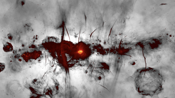 Aufnahme des Zentrums der Milchstraße<br>mit dem Radioteleskop MeerKAT wm35sujet_meerkat_galactic_centre_c_ian-heywood-sarao